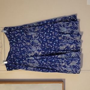 Paisley cotton skirt